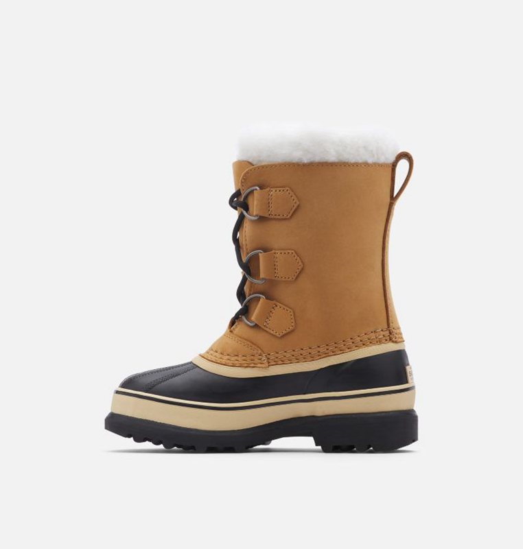 Sorel Çocuk Youth Caribou™ - Kar Botu Kahverengi/Siyah - 172-CKIMNL